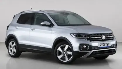 Used VW T-Cross SEL 110 HP (80 kW) 2021 Silver SUV