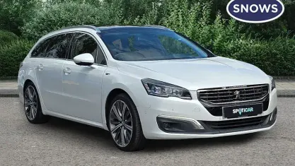 Used Peugeot 508 SW GT 181 HP (133 kW) 2017 White Estate
