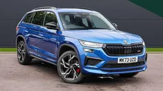 Race blue metallic Used 2023 Skoda Kodiaq vRS SUV | £36,500 (Fair price)