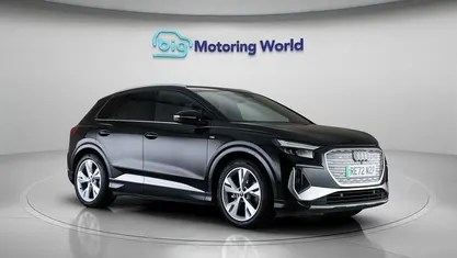 Used Audi Q4 e-tron S-Line 125 kW (170 HP) 2022 Black SUV