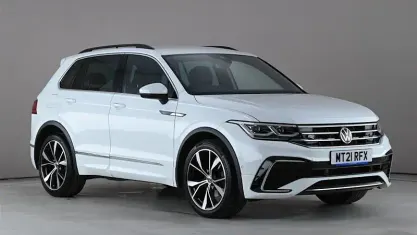 Used VW Tiguan R-line 150 HP (110 kW) 2021 White SUV