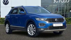 Blue Used 2020 VW T-Roc SEL SUV | £21,000 (Fair price)