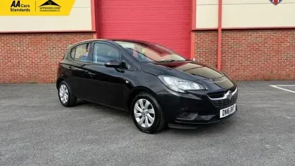 Used Vauxhall Corsa Design Edition 90 HP (66 kW) 2016 Black Hatchback