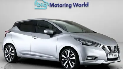 Używany Nissan Micra S 92 KM (67 kW) 2022 Srebrny Hatchback