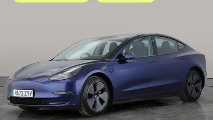 Used Tesla Model 3 Long Range AWD 366 kW (498 HP) 2022 Blue Sedan