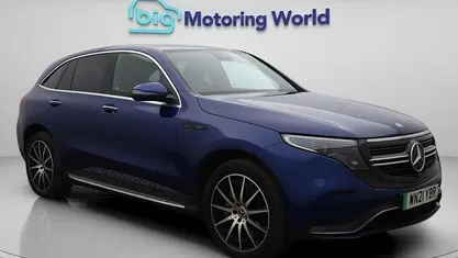 Blue Used 2021 Mercedes EQC400 AMG line SUV | £17,200 (Fair price)
