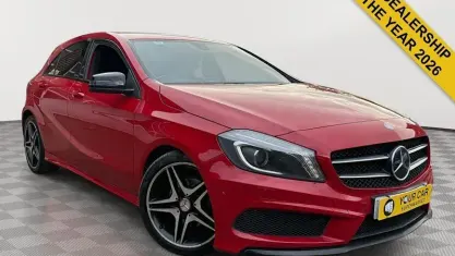 Used Mercedes A200 AMG 136 HP (100 kW) 2014 Red Hatchback