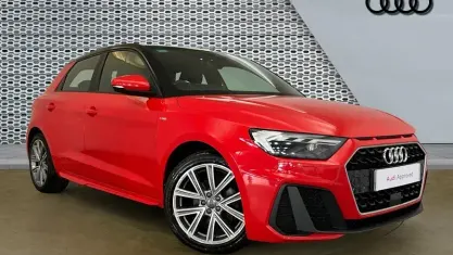 Used Audi A1 Sportback S-Line 116 HP (85 kW) 2019 Red Hatchback
