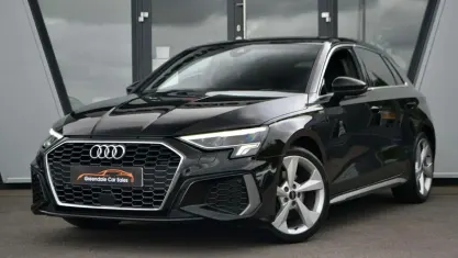 Used Audi A3 Sportback S-Line 150 HP (110 kW) 2022 Black Hatchback