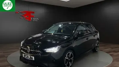 Used Vauxhall Corsa Elite 101 HP (74 kW) 2021 Black Hatchback