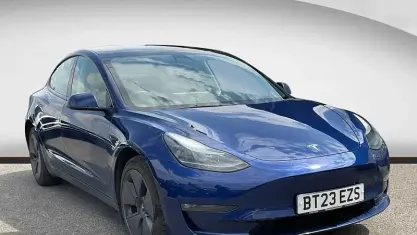 Used Tesla Model 3 Long Range AWD 366 kW (498 HP) 2023 Blue Sedan