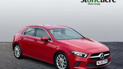 Used Mercedes A180 136 HP (100 kW) 2021 Red Hatchback