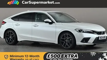 White Used 2024 Honda Civic Advance Hatchback | £26,497 (Fair price)