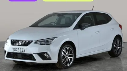 Used Seat Ibiza XCELLENCE Lux 110 HP (80 kW) 2023 White Hatchback