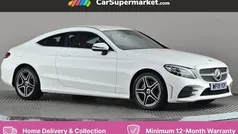 White Used 2019 Mercedes C220 AMG line Coupe | £17,197 (Fair price)