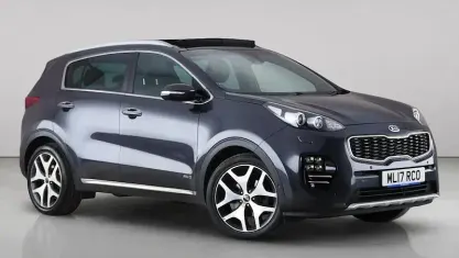 Used Kia Sportage GT-Line S 185 HP (136 kW) 2017 Silver SUV