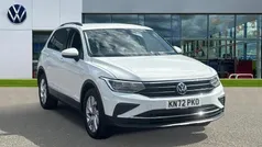 Pure white Used 2022 VW Tiguan Life SUV | £20,411 (Super price)