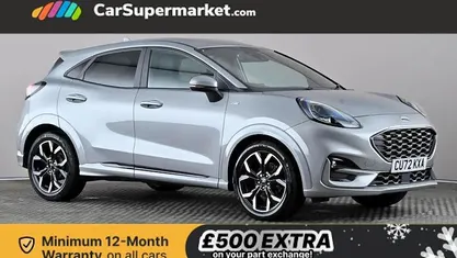 Silver Used 2022 Ford Puma ST-Line X Hatchback | £13,697 (Fair price)