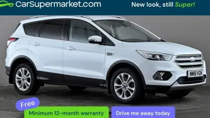 Begagnad Ford Kuga Titanium 150 HK (110 kW) 2018 Vit SUV