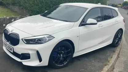 Used BMW 118 M Sport 136 HP (100 kW) 2023 White Hatchback