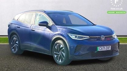 Begagnad VW ID.4 Pro Performance 150 kW (204 HK) 2021 Blå SUV