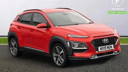 Used Hyundai Kona Premium 177 HP (130 kW) 2019 Orange SUV