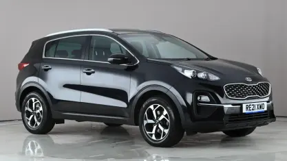 Usado Kia Sportage 136 CV (100 kW) 2021 Negro SUV