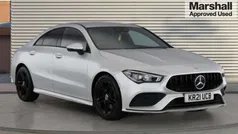 Silver Used 2021 Mercedes CLA200 AMG Line Premium Coupe | £20,578 (Fair price)