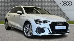 White Used 2024 Audi A3 e-tron S-Line Hatchback | £24,800 (Good price)