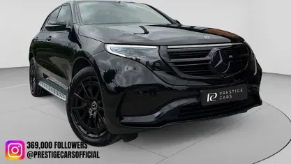 Used Mercedes EQC400 AMG line 300 kW (408 HP) 2022 Black SUV