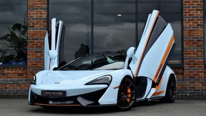 Used McLaren 570S 570 HP (419 kW) 2018 White Cabriolet