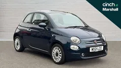 Blue Used 2021 Fiat 500 Lounge Hatchback | £9,214 (Fair price)