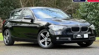 Used BMW 116 Sport Line 136 HP (100 kW) 2014 Black Hatchback