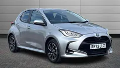 Silver Used 2023 Toyota Yaris Hybrid Design Hatchback | £18,995 (Fair price)