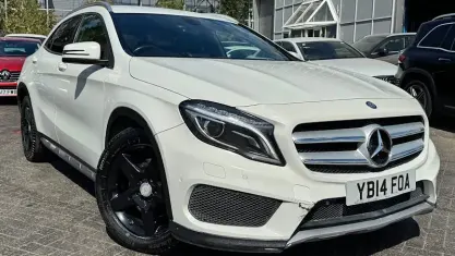 Used Mercedes GLA220 AMG line 170 HP (125 kW) 2014 White SUV