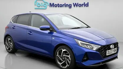 Usado Hyundai i20 Premium 101 HP (74 kW) 2023 Azul Citadino