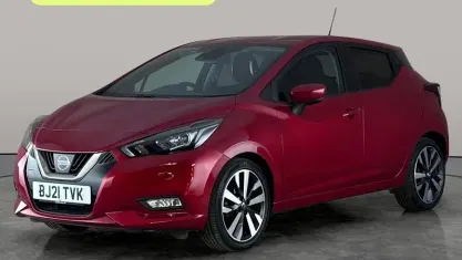 Used Nissan Micra Tekna 92 HP (67 kW) 2021 Red Hatchback