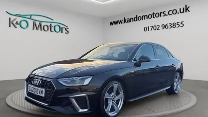 Black Used 2020 Audi A4 S-Line Sedan | £17,395 (Fair price)