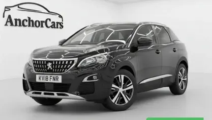 Begagnad Peugeot 3008 Allure 131 HK (96 kW) 2018 Svart SUV