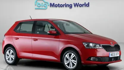 Used Skoda Fabia SE 75 HP (55 kW) 2019 Red Hatchback