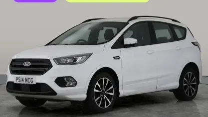 Gebraucht Ford Kuga ST-Line 150 PS (110 kW) 2018 Weiß SUV