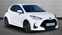 White Used 2024 Toyota Yaris Hybrid Design Hatchback | £19,291 (Fair price)