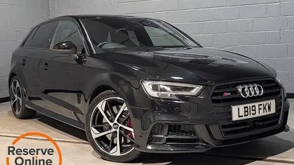 Black Used 2019 Audi S3 Sportback Black Edition Hatchback | £23,495 (Fair price)