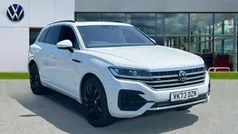 White Used 2023 VW Touareg R-line SUV | £44,595 (Fair price)