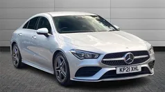 Mojave silver Used 2021 Mercedes CLA220 AMG Line Premium Sedan | £22,550 (Fair price)