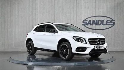 Used Mercedes GLA200 AMG Line Premium 156 HP (114 kW) 2018 White SUV