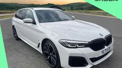 White Used 2021 BMW 530 M Sport Estate | £31,000 (Fair price)