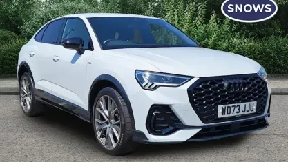 Used Audi Q3 Sportback Black Edition 150 HP (110 kW) 2023 White SUV