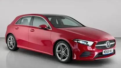 Used Mercedes A180 AMG Line Premium Plus 116 HP (85 kW) 2019 Red Hatchback