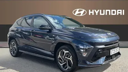 Used Hyundai Kona N Line 138 HP (101 kW) 2025 Blue SUV